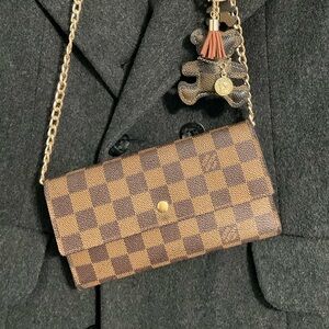 ✅AUTHENTIC DAMIER EBENE INTERNATIONAL WALLET